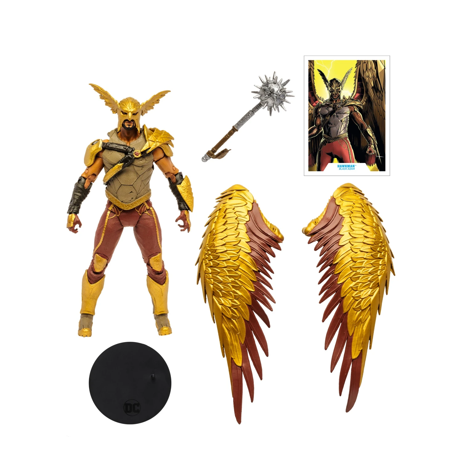 DC Multiverse Movie 7 Inch Action Figure Black Adam - Hawkman 4 DC Multiverse Movie 7 Inch Action Figure Black Adam - Hawkman - Image 2