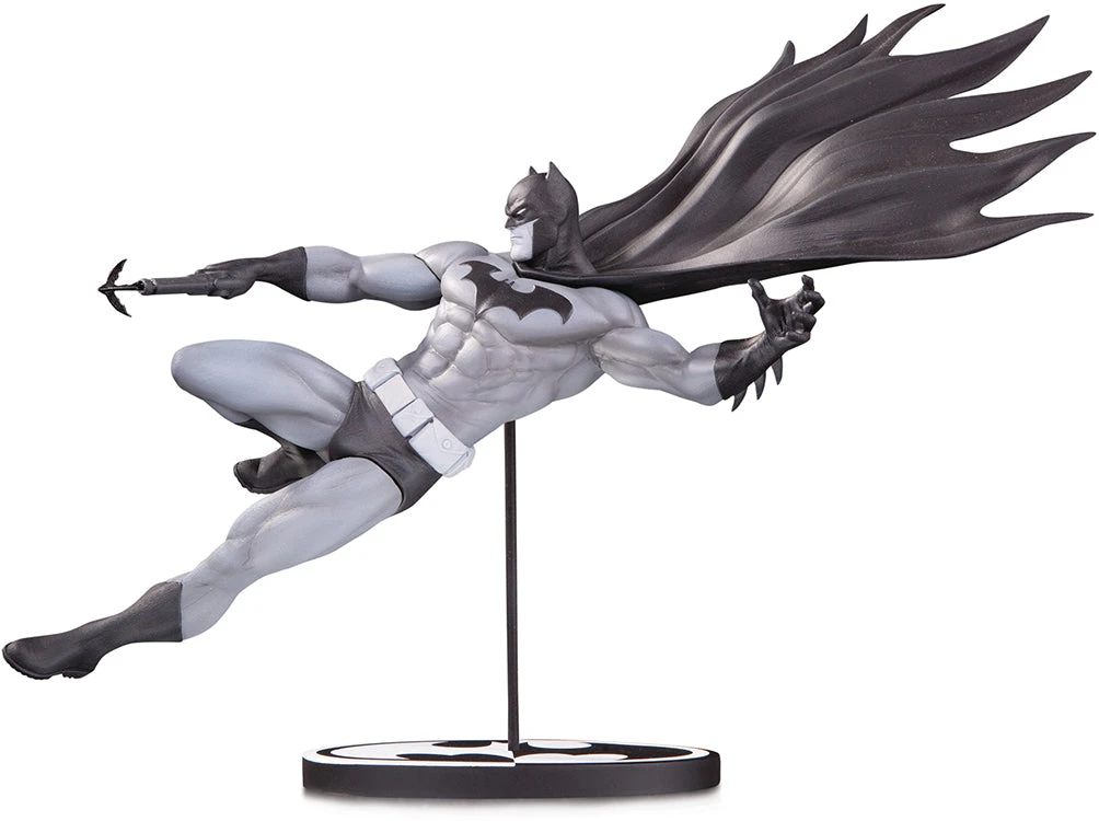 Batman Black And White 7 Inch Statue Figure - Batman By Doug Mahnke 3 Batman Black And White 7 Inch Statue Figure - Batman By Doug Mahnke