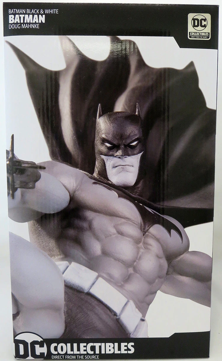 Batman Black And White 7 Inch Statue Figure - Batman By Doug Mahnke 4 Batman Black And White 7 Inch Statue Figure - Batman By Doug Mahnke - Image 2