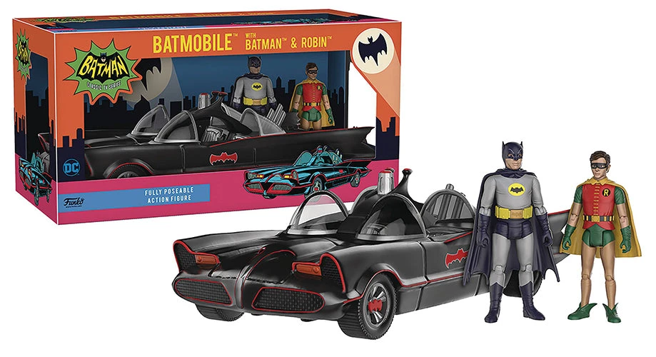 Batman Classic TV 1966 3.75 Inch Scale Vehicle Figure - Batmobile With Batman & Robin 3 Batman Classic TV 1966 3.75 Inch Scale Vehicle Figure - Batmobile With Batman & Robin