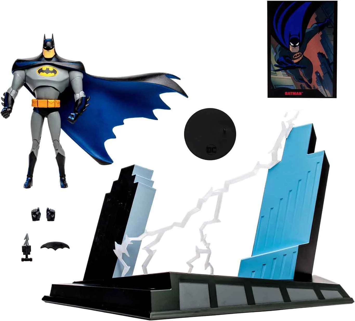 Batman The Animated Series 7 Inch Action Figure Box Set Exclusive - Batman Gold Label 4 Batman The Animated Series 7 Inch Action Figure Box Set Exclusive - Batman Gold Label - Image 2