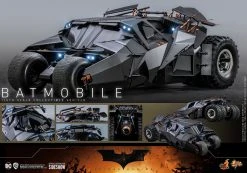 Batman The Dark Knight Trilogy 28 Inch Vehicle Figure 1/6 Scale - Batmobile Hot Toys 908080 (Previously Opened Missing Poster Sheet And Mailer Box) -Model Toy Discount Store batman the dark knight trilogy 1 6 scale batmobile 4895228607690 3