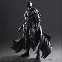Batman V Superman Dawn Of Justice 10 Inch Action Figure Play Arts Kai Series - Batman Black & White SDCC 2016 (Shelf Wear Packaging)