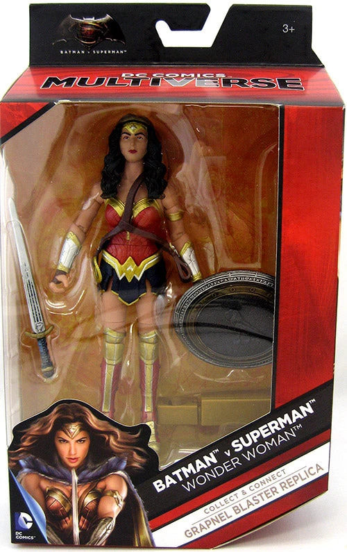DC Comics Multiverse 6 Inch Action Figure Grapnel Blaster Series - Batman V Superman Wonder Woman #3 Of 8 (Sub-Standard Packaging) 3 DC Comics Multiverse 6 Inch Action Figure Grapnel Blaster Series - Batman V Superman Wonder Woman #3 Of 8 (Sub-Standard Packaging)