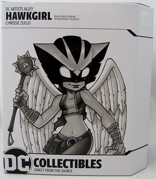 DC Artist Alley 6 Inch Statue Figure Chrissie Zullo - Hawkgirl Black & White 4 DC Artist Alley 6 Inch Statue Figure Chrissie Zullo - Hawkgirl Black & White - Image 2