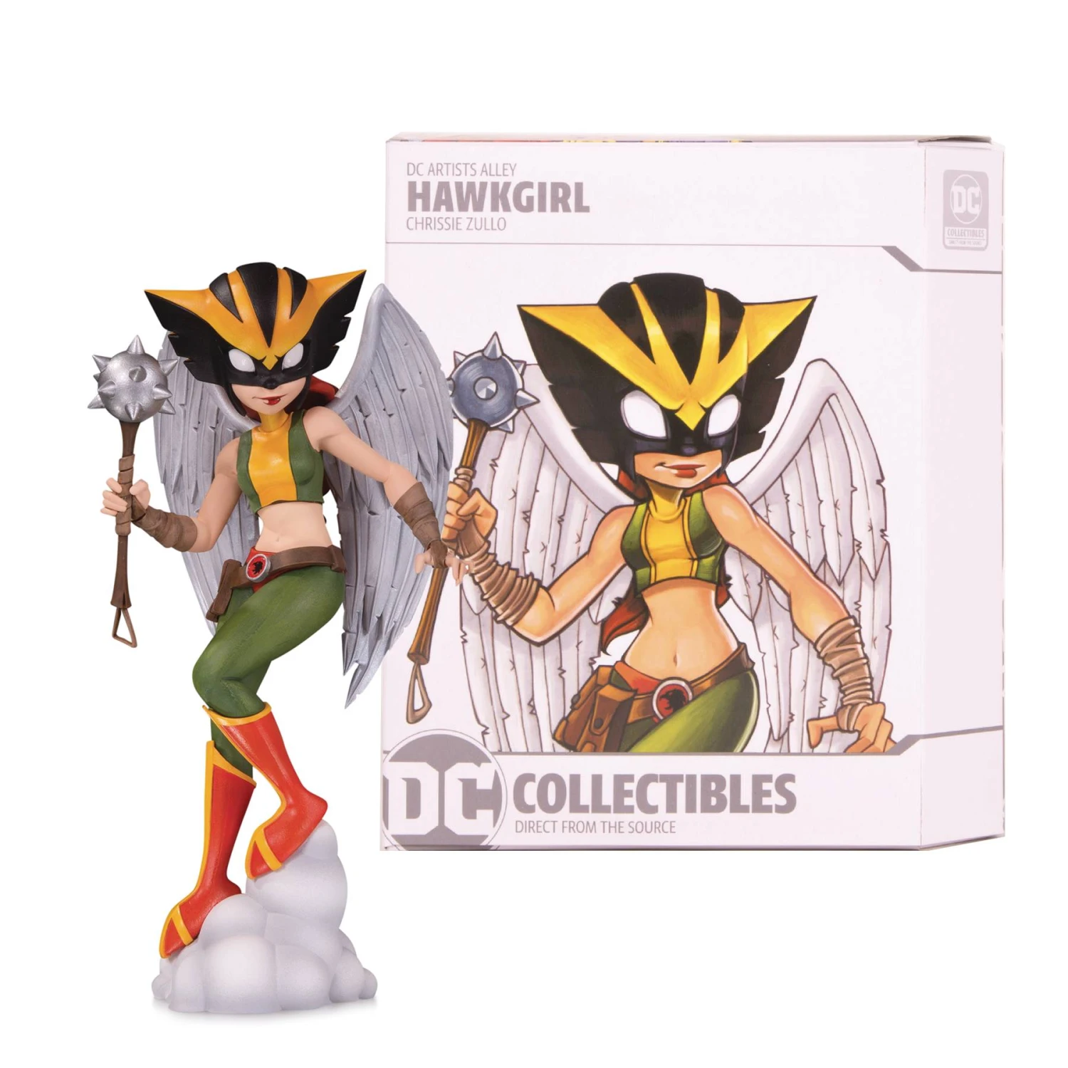 DC Artist Alley 6 Inch Statue Figure Chrissie Zullo - Hawkgirl Color 3 DC Artist Alley 6 Inch Statue Figure Chrissie Zullo - Hawkgirl Color