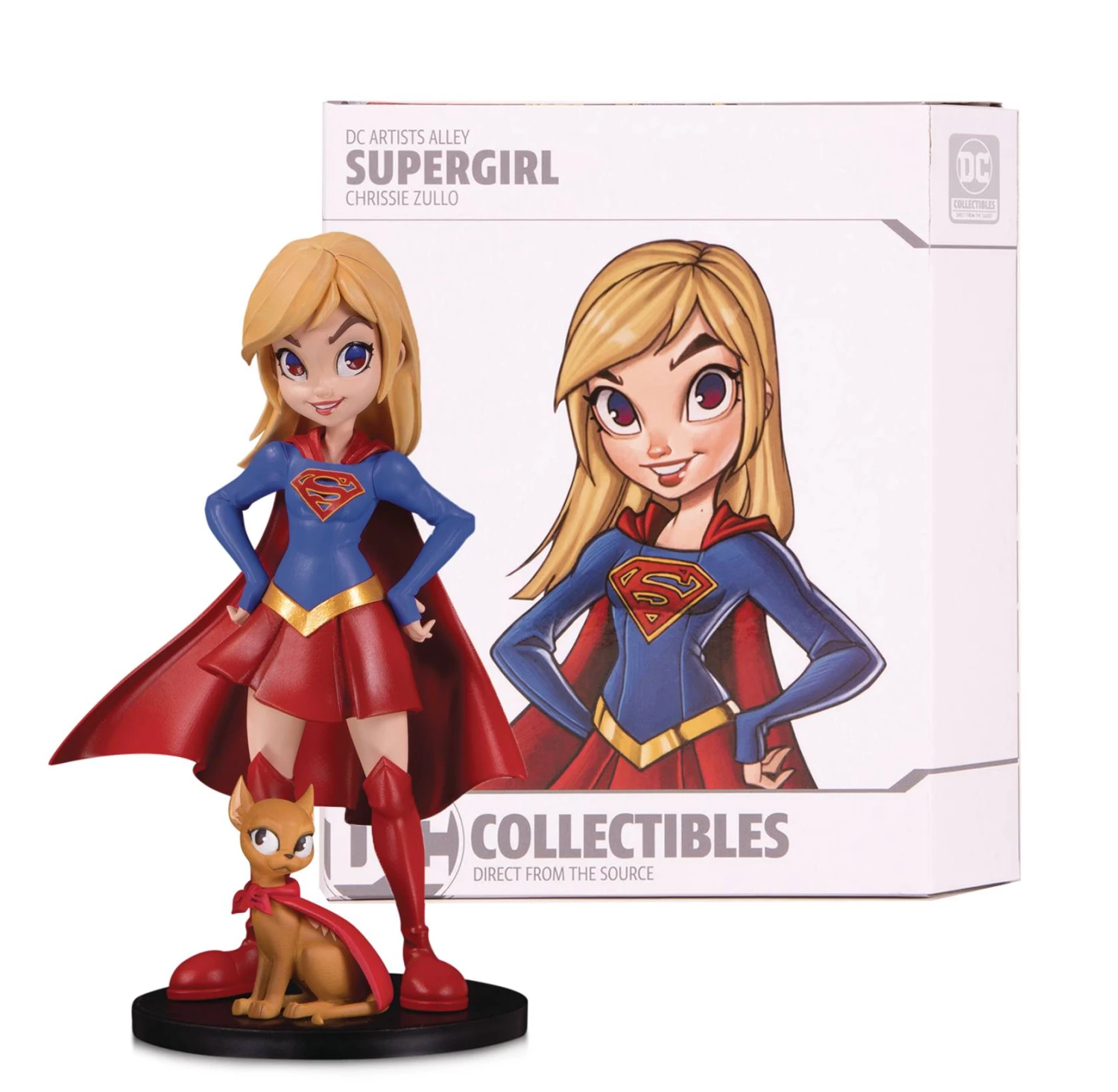 DC Artist Alley 6 Inch Statue Figure Chrissie Zullo - Supergirl Color 3 DC Artist Alley 6 Inch Statue Figure Chrissie Zullo - Supergirl Color