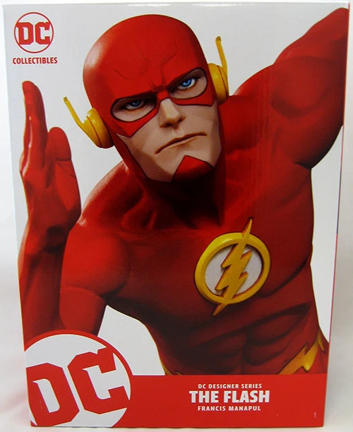 DC Collectible 10 Inch Statue Figure Designer Series - The Flash By Francis Manapul 4 DC Collectible 10 Inch Statue Figure Designer Series - The Flash By Francis Manapul - Image 2