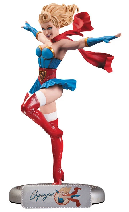 DC Comics Bombshells 10 Inch Statue Figure - Supergirl 3 DC Comics Bombshells 10 Inch Statue Figure - Supergirl