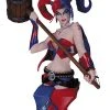 DC Comics Super Villains 6 Inch Bust Statue - Harley Quinn New 52 Bust (Red/ Blue) -Model Toy Discount Store dc comics super villains 6 inch harley quinn new 52 bust image