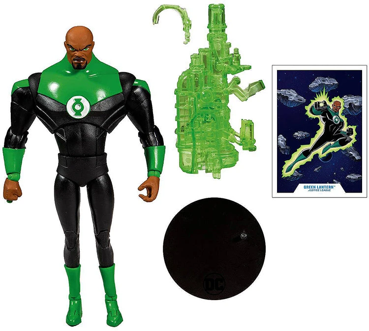 DC Multiverse 7 Inch Action Figure Animated Series - Green Lantern John Stewart 4 DC Multiverse 7 Inch Action Figure Animated Series - Green Lantern John Stewart - Image 2
