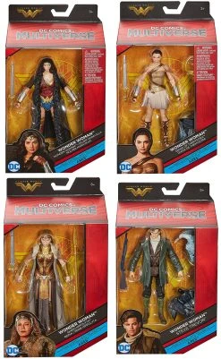 DC Multiverse 6 Inch Action Figure Ares Series - Set Of 4 (Build Ares Figure)