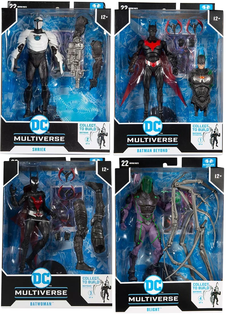 DC Multiverse 7 Inch Action Figure BAF Batman Futures End - Set Of 4 (Build-A-Figure Batman Futures End) 3 DC Multiverse 7 Inch Action Figure BAF Batman Futures End - Set Of 4 (Build-A-Figure Batman Futures End)
