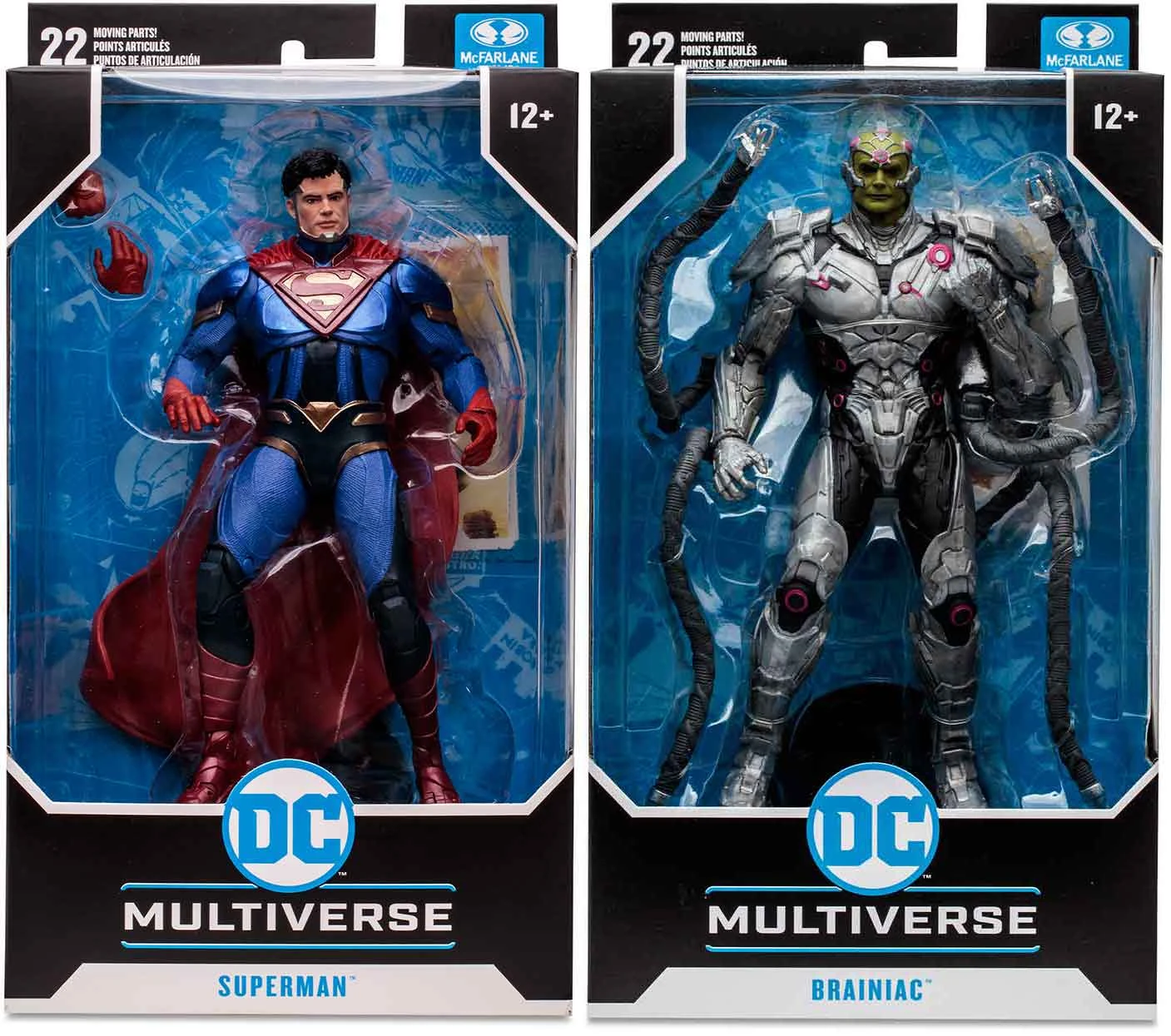 DC Multiverse Injustice 7 Inch Action Figure Gaming Wave 10 - Set Of 2 (Superman - Brainiac) 3 DC Multiverse Injustice 7 Inch Action Figure Gaming Wave 10 - Set Of 2 (Superman - Brainiac)
