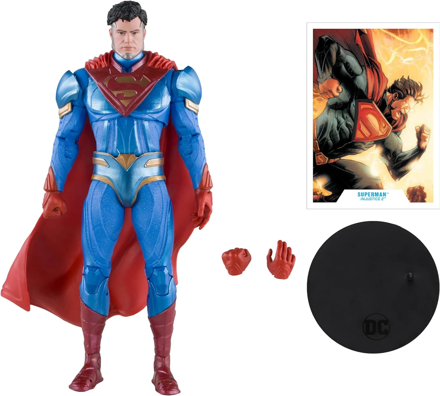 DC Multiverse Injustice 7 Inch Action Figure Gaming Wave 10 - Superman 4 DC Multiverse Injustice 7 Inch Action Figure Gaming Wave 10 - Superman - Image 2