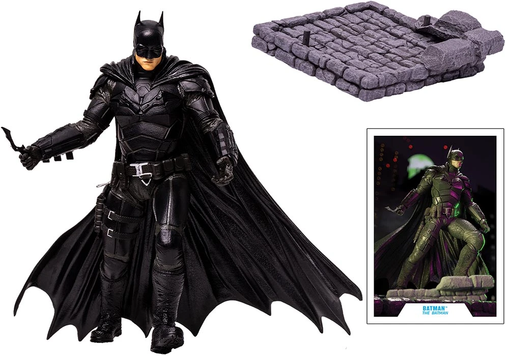 DC Multiverse Movie 12 Inch Statue Figure The Batman - Batman 4 DC Multiverse Movie 12 Inch Statue Figure The Batman - Batman - Image 2
