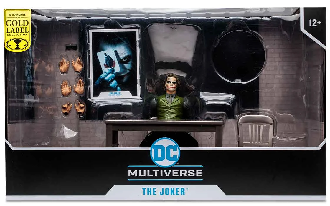 DC Multiverse The Dark Knight 7 Inch Action Figure Box Set Exclusive - The Joker (Jail Cell Variant) Gold Label 3 DC Multiverse The Dark Knight 7 Inch Action Figure Box Set Exclusive - The Joker (Jail Cell Variant) Gold Label