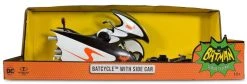 DC Retro Batman 1966 6 Inch Scale Vehicle Figure - Batcycle With Side Car