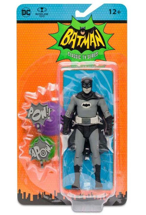 DC Retro Batman 1966 6 Inch Action Figure - Batman Black & White Variant 3 DC Retro Batman 1966 6 Inch Action Figure - Batman Black & White Variant
