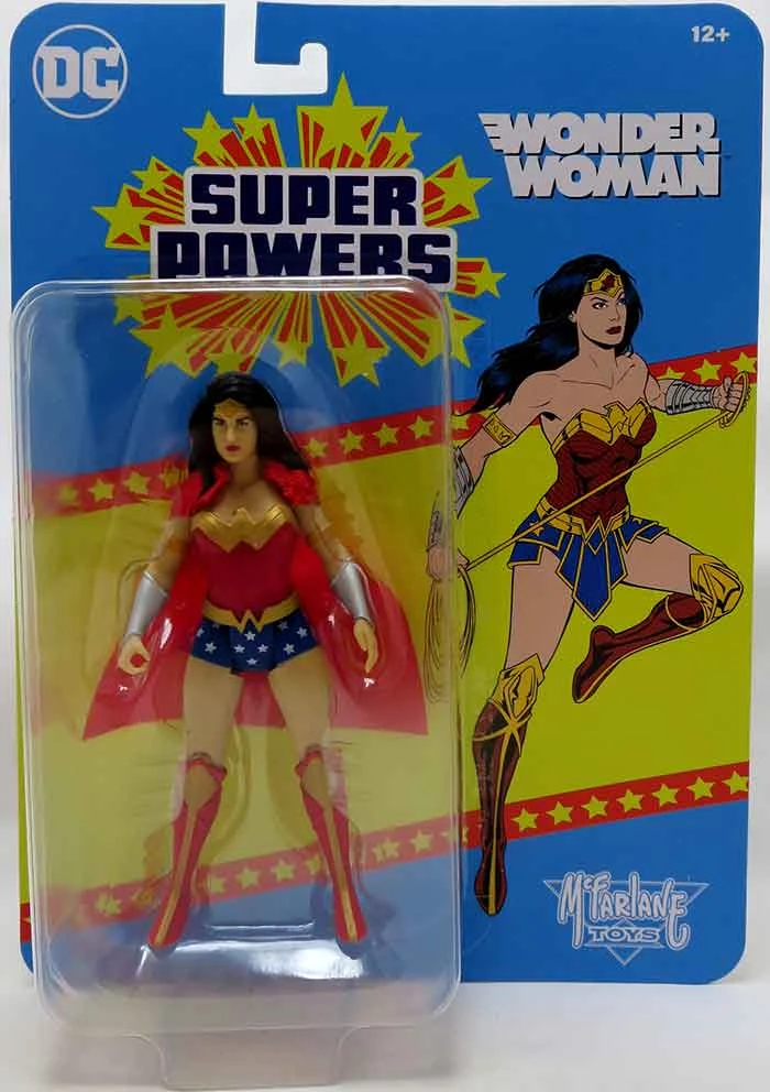 DC Super Powers 4 Inch Action Figure Wave 3 - Wonder Woman (Red Cape) 3 DC Super Powers 4 Inch Action Figure Wave 3 - Wonder Woman (Red Cape)