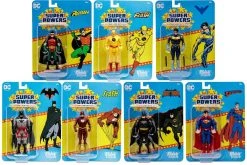 DC Super Powers 4 Inch Action Figure Wave 5 - Set Of 7 (Includes Reverse Flash)