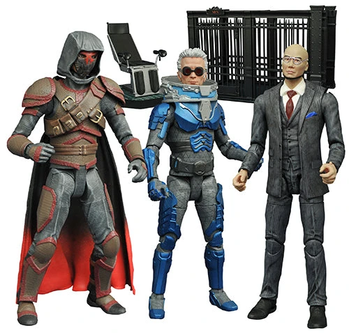 Gotham Select 7 Inch Action Figure Series 4 - Set Of 3 (Azrael - Freeze - Hugo) 3 Gotham Select 7 Inch Action Figure Series 4 - Set Of 3 (Azrael - Freeze - Hugo)