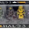 Halo 3 Action Figures Kubricks Series 2: 4-Pack With Purple Spartan Variant -Model Toy Discount Store halo 3 action figures kubricks series 2 4 pack with purple spartan variant image