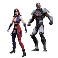 Injustice Gods Among Us 3.75 Inch Action Figure 2-pack Series - Cyborg Vs Harley Quinn