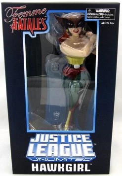 DC Gallery Femme Fatales 9 Inch PVC Statue Justice League Animated Series - Hawkgirl (Shelf Wear Packaging)