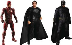 Justice League Zack Snyder 6 Inch Action Figure Deluxe Box Set - Batman, Superman, And The Flash