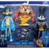 Looney Tunes X DC 7 Inch Action Figure WB 100 3-Pack - Bugs Bunny - Wile E Coyote - Taz -Model Toy Discount Store looney tunes x dc wb 100 3 pack bugs bunny wile e coyote taz 840150228882