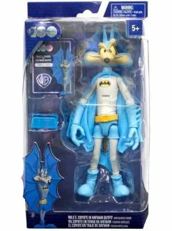 Looney Tunes X DC 7 Inch Action Figure WB 100 - Wile E. Coyote In Batman Outfit