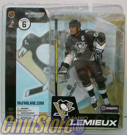 McFarlane NHL Action Figures Series 6: Mario Lemieux Black Jersey Variant 3 McFarlane NHL Action Figures Series 6: Mario Lemieux Black Jersey Variant