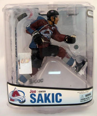 McFarlane NHL Hockey Action Figures Series 18: Joe Sakic Burgundy Jersey Variant 3 McFarlane NHL Hockey Action Figures Series 18: Joe Sakic Burgundy Jersey Variant