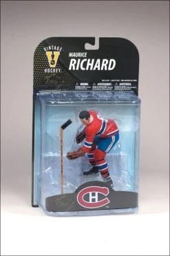 McFarlane NHL Hockey Legends Action Figures Series 7: Maurice Richard (Shelf Wear Packaging)
