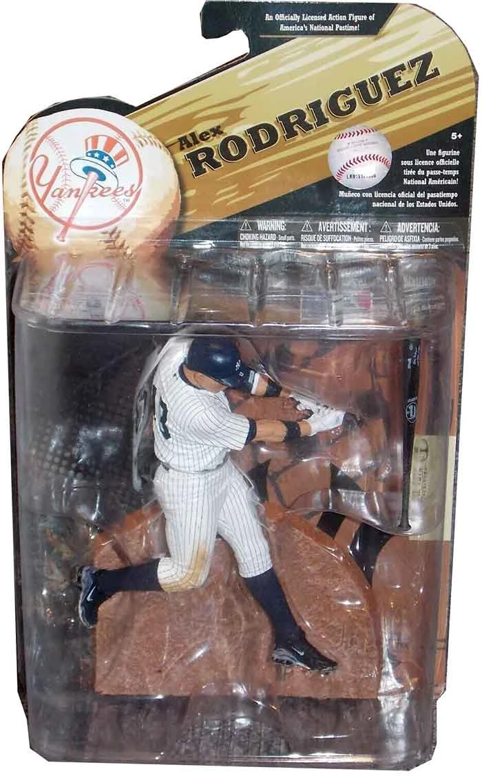 MLB Baseball 6 Inch Static Figure (2009 Wave 1) - Alex Rodriguez White Stripe Jersey 3 MLB Baseball 6 Inch Static Figure (2009 Wave 1) - Alex Rodriguez White Stripe Jersey