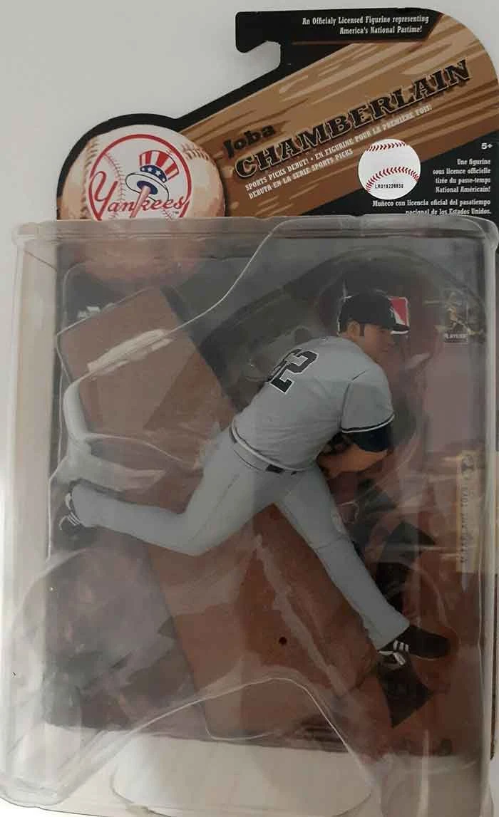 MLB Baseball Yankees 6 Inch Static Figure Sportspicks (2009 Wave 2) - Joba Chamberlain Grey Jersey Chase 3 MLB Baseball Yankees 6 Inch Static Figure Sportspicks (2009 Wave 2) - Joba Chamberlain Grey Jersey Chase