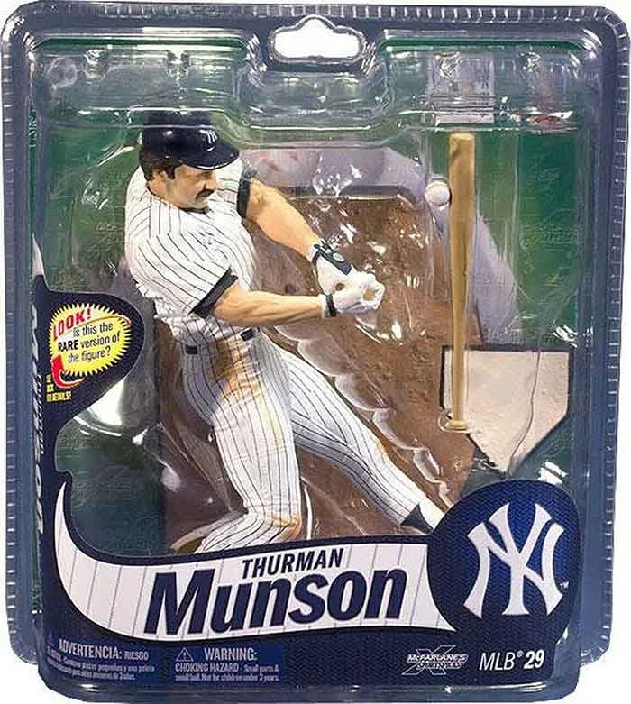 MLB Baseball Yankees 6 Inch Static Figure Sportspicks Series 29 - Thurman Munson White Jersey 3 MLB Baseball Yankees 6 Inch Static Figure Sportspicks Series 29 - Thurman Munson White Jersey