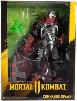 Mortal Kombat 12 Inch Static Figure Deluxe - Commando Spawn