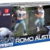 NFL Football Cowboys 6 Inch Action Figure 2-Pack Series - Tony Romo 4 & Miles Austin 2 -Model Toy Discount Store nfl football cowboys action figure 2 pack series tony romo 4 miles austin 2 image