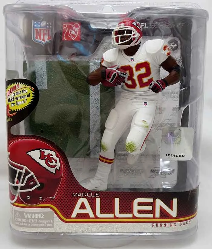 NFL Football 6 Inch Static Figure Series 27 Silver Level Variant - Marcus Allen White Jersey 3 NFL Football 6 Inch Static Figure Series 27 Silver Level Variant - Marcus Allen White Jersey