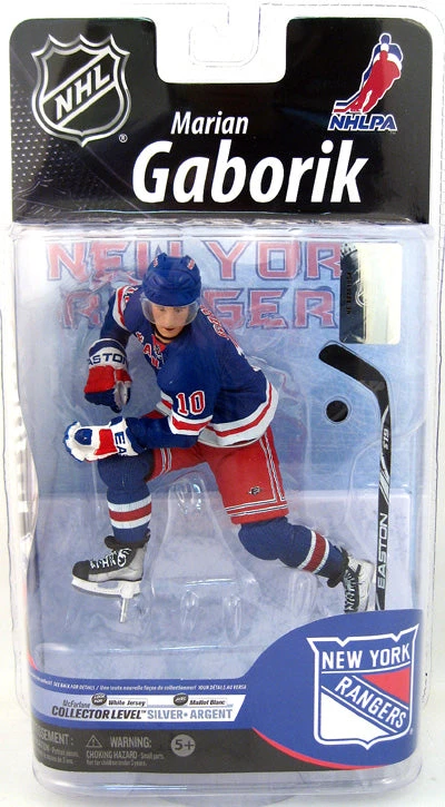 NHL Hockey 6 Inch Action Figure Series 25 - Marian Gaborik Blue Jersey 3 NHL Hockey 6 Inch Action Figure Series 25 - Marian Gaborik Blue Jersey