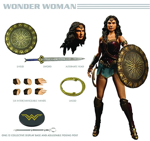 One-12 Collective 6 Inch Action Figure DC Cinematic Series - Wonder Woman 4 One-12 Collective 6 Inch Action Figure DC Cinematic Series - Wonder Woman - Image 2