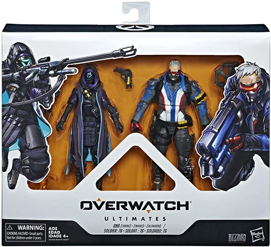 Overwatch 6 Inch Action Figure Ultimates 2-Pack Series - Ana & Solider 76 3 Overwatch 6 Inch Action Figure Ultimates 2-Pack Series - Ana & Solider 76