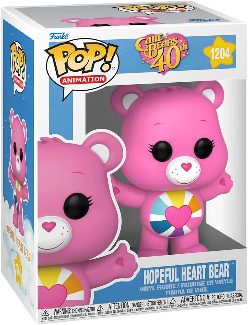 Pop Animation Care Bears 3.75 Inch Action Figure - Hopeful Heart Bear #1204 3 Pop Animation Care Bears 3.75 Inch Action Figure - Hopeful Heart Bear #1204