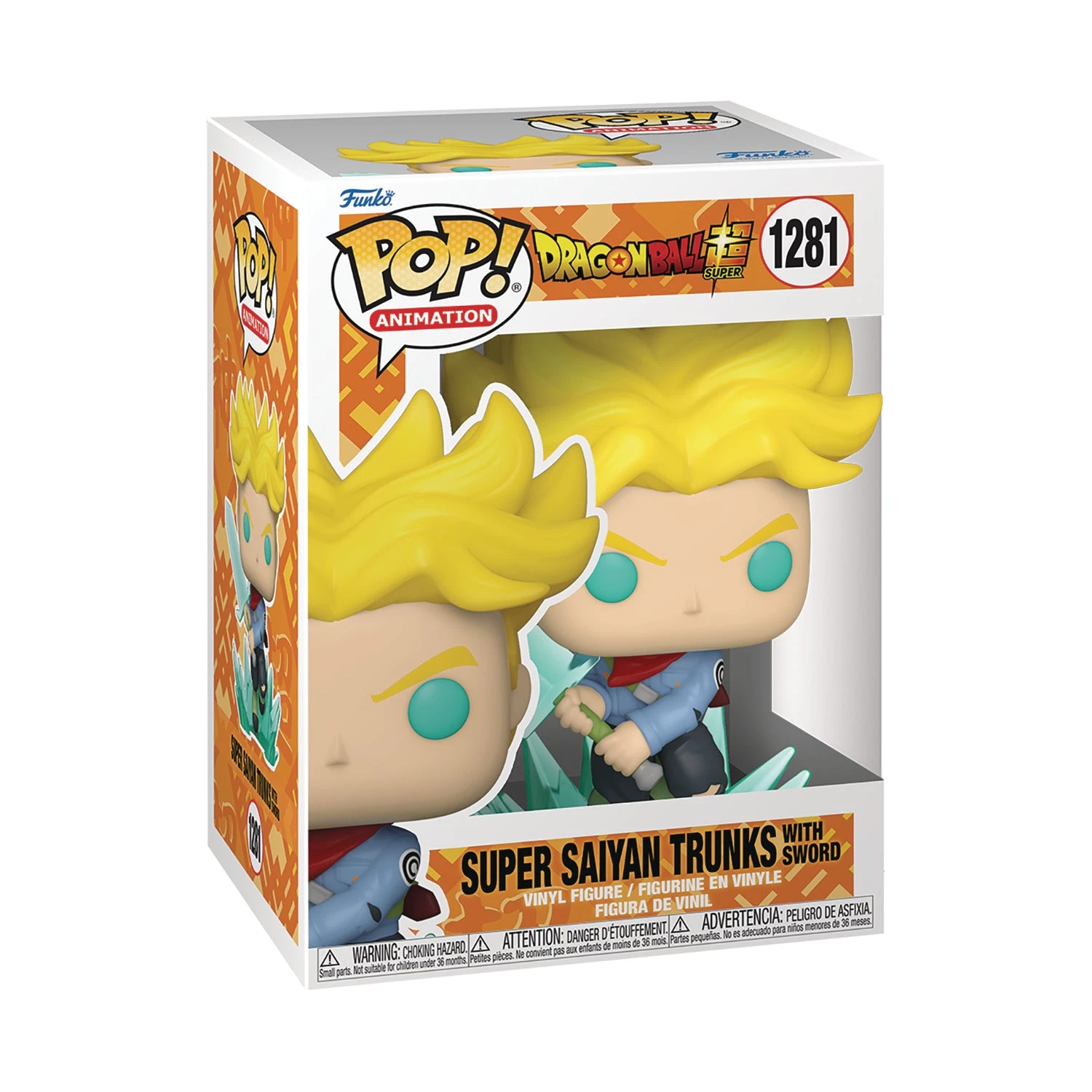 Pop Animation Dragonball 3.75 Inch Action Figure - Super Saiyan Trunks With Sword #1281 3 Pop Animation Dragonball 3.75 Inch Action Figure - Super Saiyan Trunks With Sword #1281