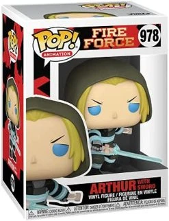 Pop Animation Fire Force 3.75 Inch Action Figure - Arthur With Sword #978