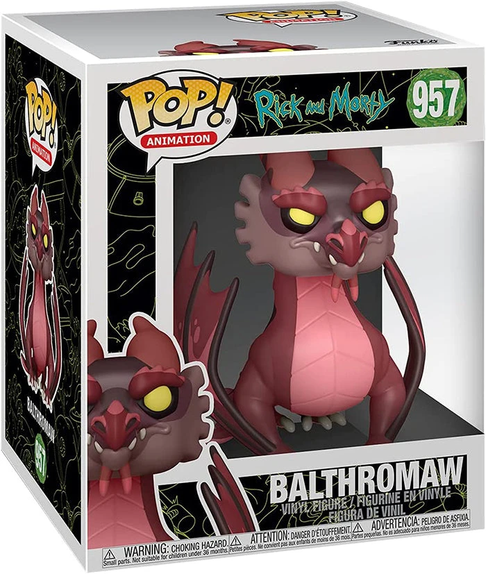 Pop Animation Rick And Morty 6 Inch Action Figure - Balthromaw #957 3 Pop Animation Rick And Morty 6 Inch Action Figure - Balthromaw #957