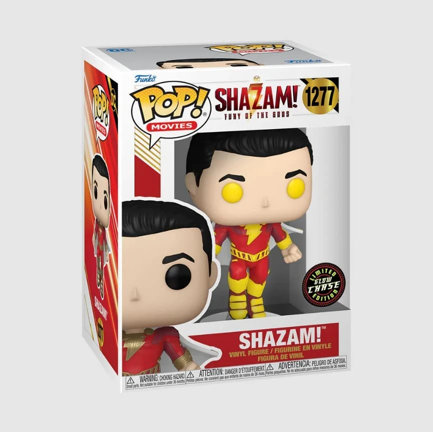 Pop DC Heroes Shazam! 3.75 Inch Action Figure Exclusive - Shazam #1277 Chase 3 Pop DC Heroes Shazam! 3.75 Inch Action Figure Exclusive - Shazam #1277 Chase