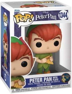 Pop Disney Peter Pan 3.75 Inch Action Figure - Peter Pan With Flute #1344
